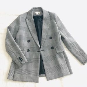 Trendy Checkered / Houndstooth / Plaid Blazer